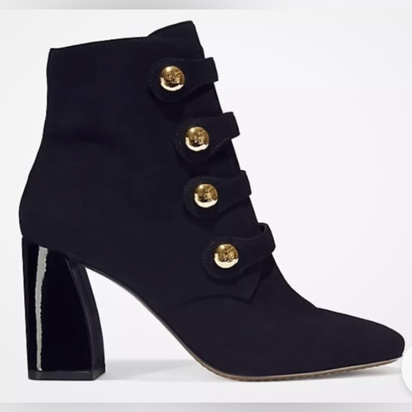 Tory Burch Marisa Strappy Booties- Black - Picture 1 of 15